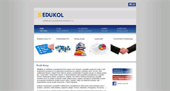 Desktop Screenshot of edukol.cz