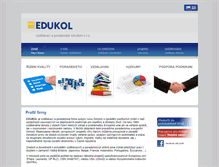 Tablet Screenshot of edukol.cz